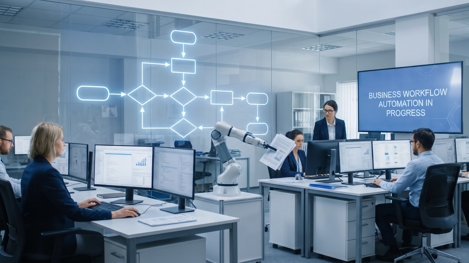 Workflow automation with AI agents